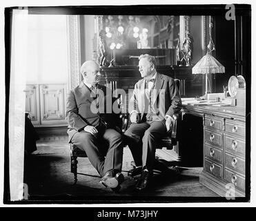 This photograph shows Secretary of the Navy, Edwin Denby, who served ...