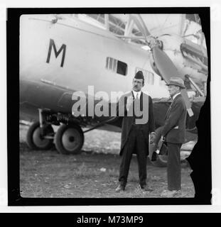 Films taken on the 14th Sept. 1933 when the remains of King Feisal of Iraq was brought to Haifa from Europe to be flown on to Baghdad LOC matpc.13976 Stock Photo