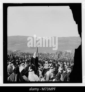 Films taken on the 14th Sept. 1933 when the remains of King Feisal of Iraq were brought to Haifa from Europe to be flown on to Baghdad LOC matpc.13977 Stock Photo