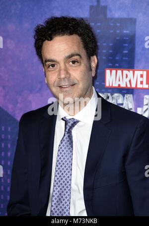 New York, NY, USA. 7th Mar, 2018. Maury Ginsberg at arrivals for MARVEL'S JESSICA JONES Season 2 Premiere, AMC Loews Lincoln Square, New York, NY March 7, 2018. Credit: Derek Storm/Everett Collection/Alamy Live News Stock Photo