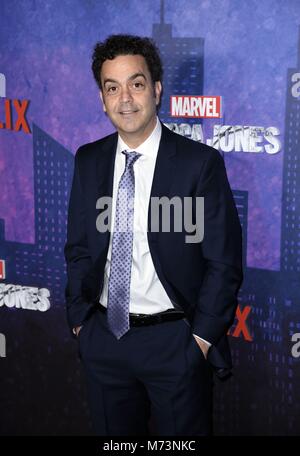 New York, NY, USA. 7th Mar, 2018. Maury Ginsberg at arrivals for MARVEL'S JESSICA JONES Season 2 Premiere, AMC Loews Lincoln Square, New York, NY March 7, 2018. Credit: Derek Storm/Everett Collection/Alamy Live News Stock Photo