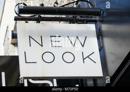Jersey, UK. 8th March, 2018. The Jersey branch of High Street fashion retailer New Look is not currently one of the stores set for closure Credit: imagegallery2/Alamy Live News Stock Photo