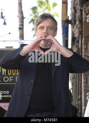 Mark Hamill Honored With Star On The Hollywood Walk Of Fame Featuring ...