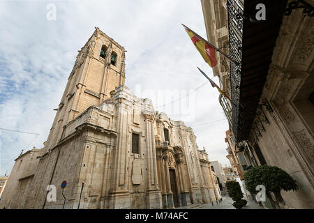 Church of the Santas Justa y Rufina in Orihuela, province of Alicante, Spain. Stock Photo