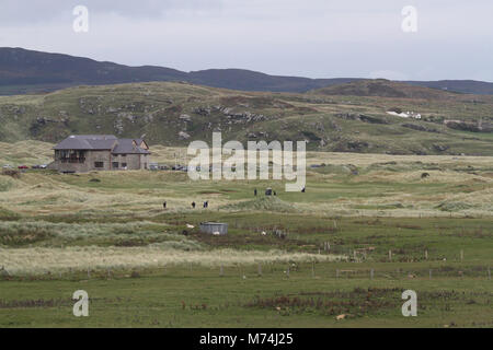 Ballyliffin Golf Course, Ballyliffin, Inishowen, County Donegal, Ireland.- a championship links course. Stock Photo