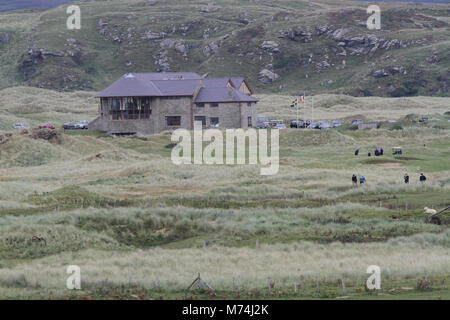 Ballyliffin Golf Course, Ballyliffin, Inishowen, County Donegal, Ireland.- a championship links course. Stock Photo