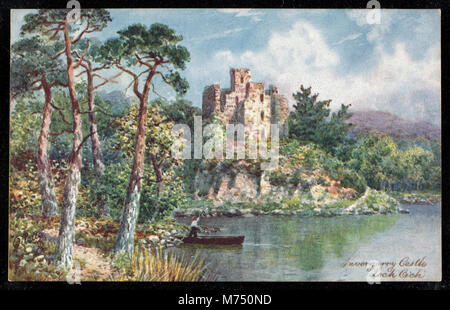 Invergarry Castle Loch Oich (NBY 443988) Stock Photo