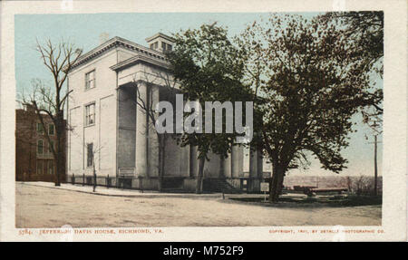 Jefferson Davis House, Richmond, VA. (NBY 429675) Stock Photo