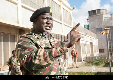 RELEASE DATE: March 16, 2018 TITLE: 7 Days in Entebbe STUDIO: Focus Features DIRECTOR: Jose Padilha PLOT: Inspired by the true events of the 1976 hijacking of an Air France flight en route from Tel Aviv to Paris, and the most daring rescue mission ever attempted. STARRING: NONSO ANOZIE as Idi Amin. (Credit Image: © Focus Features/Entertainment Pictures) Stock Photo