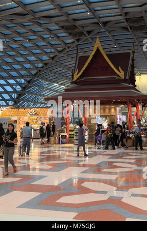 Thailand, Bangkok, Suvarnabhumi Airport, duty free shopping, Stock Photo