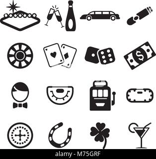 Las Vegas Icons Stock Vector