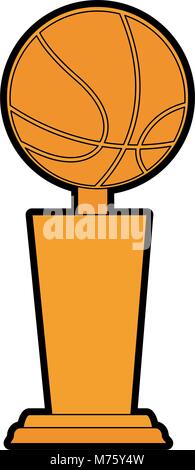 Basketball Trophy Cup Vector Illustration Graphic Design Royalty Free SVG,  Cliparts, Vectors, and Stock Illustration. Image 97494023.