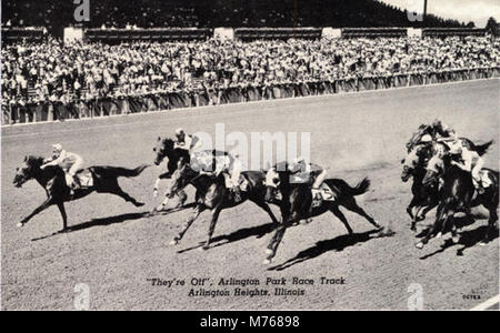 Arlington Park Race Track (NBY 10273) Stock Photo