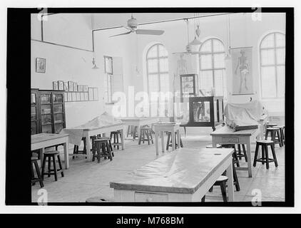 Medical College, Baghdad & road bld'g (i.e., building), Medical classroom LOC matpc.13149 Stock Photo