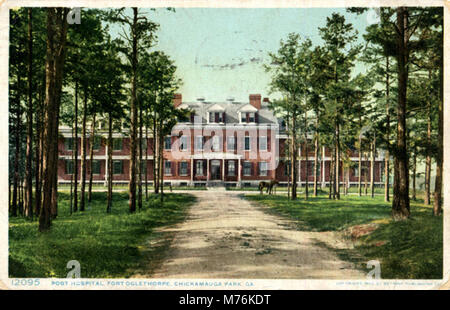 Post Hospital, Fort Oglethorpe, Chickamauga Park, GA (NBY 2414) Stock Photo