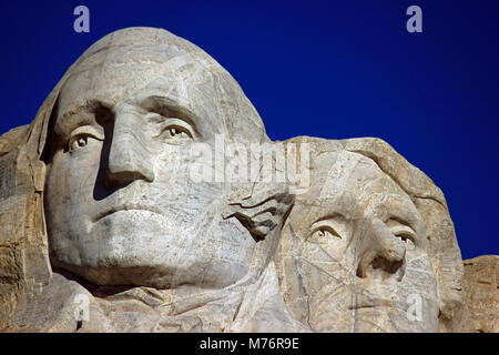 Mount Rushmore in South Dakota, monument to four US presidents, USA ...