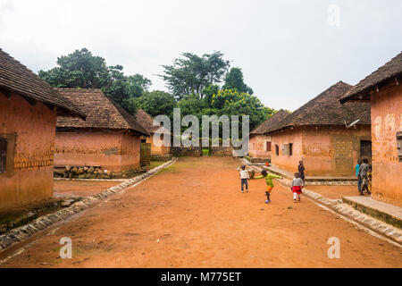 Fon's palace, Bafut, Cameroon, Africa Stock Photo