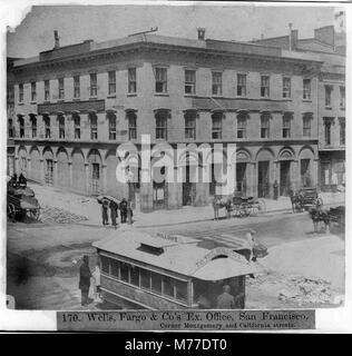 Wells, Fargo and Company's Ex. Office, San Francisco, corner Montgomery and California Streets LCCN2002723571 Stock Photo