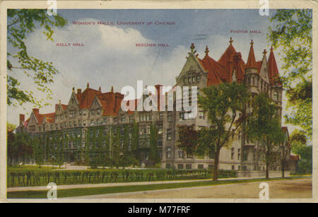 The Women's Halls at the University of Chicago, showcasing early 20th-century architecture, were dedicated to providing residential spaces for female students, highlighting the institution’s commitment to higher education for women. Stock Photo