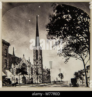 Chicago pre-fire, Second Presbyterian Church (NBY 1537) Stock Photo