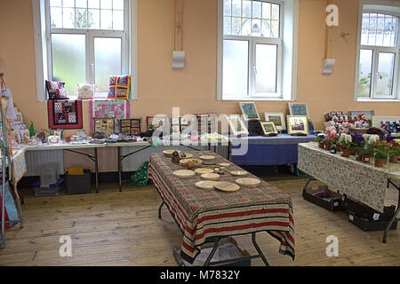 Skibbereen, West Cork, Ireland. 9th March, 2018. Skibbereen branch of the country market opens its doors every friday from 1130 am to 2 pm. All manner of excellent home made produce such as jams, cakes, and bread plus great home made gifts can be bought. Credits: aphperspective/ Alamy Live News Stock Photo