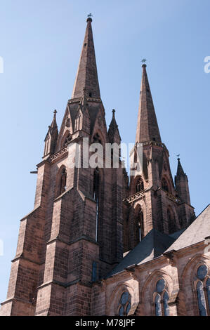 Marburg, Elisabethkirche, Hessen, Deutschland, Europa Stock Photo