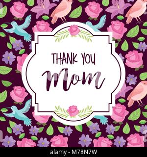 mothers  day card Stock Vector