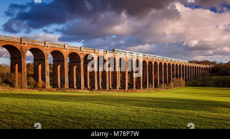 The Ouse Valley Viaduct (Balcombe Viaduct) over the River Ouse in Sussex, England, United Kingdom, Europe Stock Photo