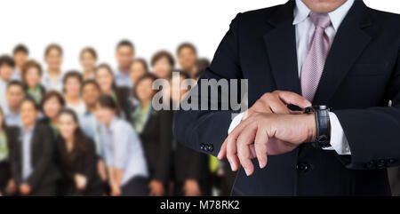 Leader with finding people who are capable. Stock Photo
