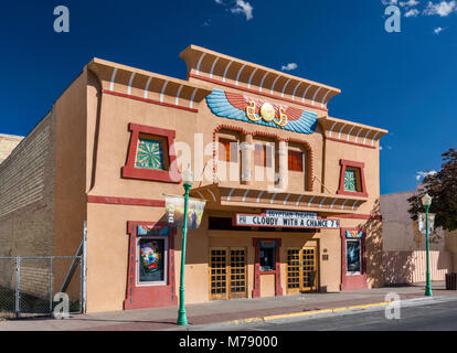 Egyptian Theatre cinema at Main Street in Delta, Colorado, USA Stock Photo