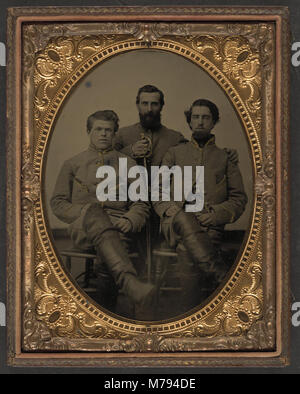 A photograph showing two unidentified Confederate soldiers from ...