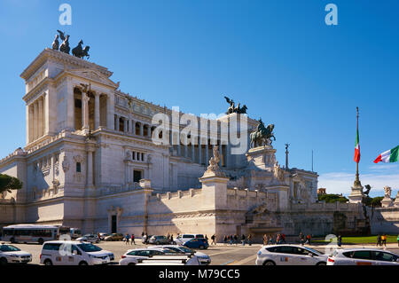 Rome, Italy - October 12, 2016: Altar of the Fatherland in Rome, Italy Stock Photo