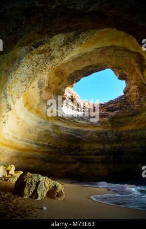 No people inside Benagil cave, Algarve, Portugal Stock Photo - Alamy