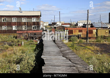 Asia, Russia, Siberia, region of Krasnojarsk, Taimyr peninsula, Chatanga, Stock Photo