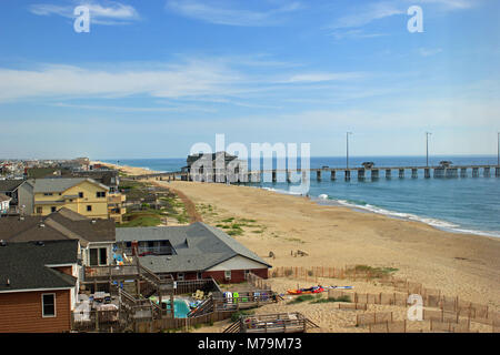 North Carolina Outer Banks Beach Stock Photo