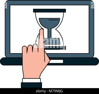 colorful computer technology loading data information vector ...