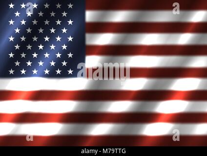 USA national flag background Stock Vector
