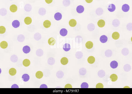 Close up of texture with orange and purple dots on white backgro Stock Photo