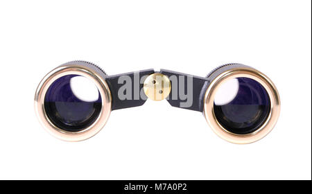 Opera glasses isolated on white Stock Photo