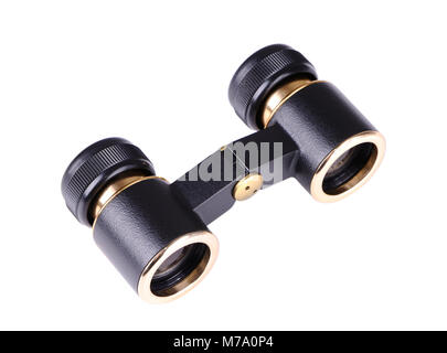 Opera glasses isolated on white Stock Photo