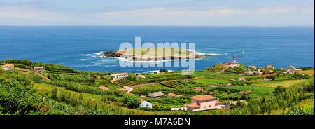 Topo. São Jorge island. Azores, Portugal Stock Photo