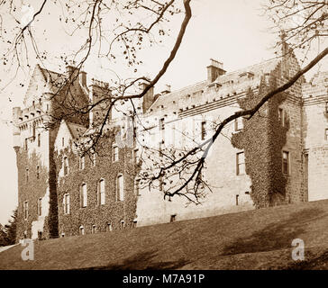 Brodick Castle, Isle of Arran, Victorian period Stock Photo