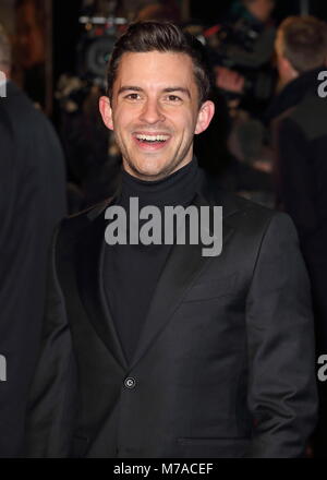 'The Mercy' World Premiere held at the Curzon Mayfair - Arrivals  Featuring: Jonathan Bailey Where: London, United Kingdom When: 06 Feb 2018 Credit: WENN.com Stock Photo