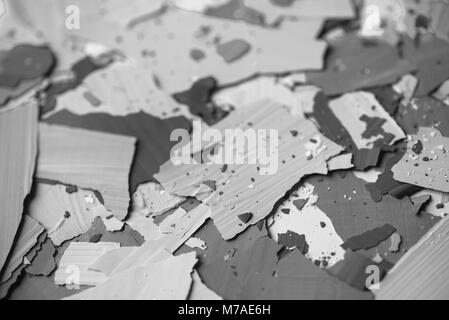pieces of peeled paint macro  background Stock Photo