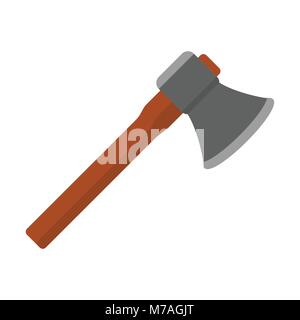 tourist axe icon Stock Vector