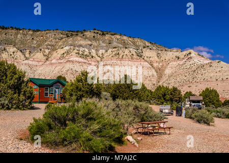 The USA, Utah, Garfield County, Bryce Valley, Cannonville, KOA Campground Stock Photo