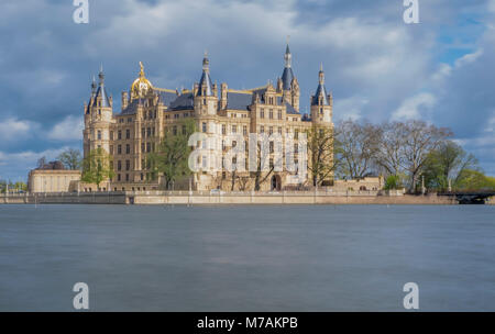 Europe, Germany, Mecklenburg-Western Pomerania, Schwerin, palace Stock Photo