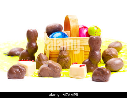 Easter chocolate, Easter bunny Stock Photo