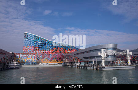 China, Shenzhen City, Shekou Ferry Terminal Stock Photo