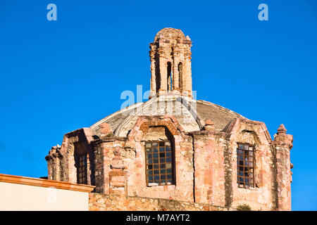 High section view of a church, Ex Convento De San Francisco, Zacatecas, Mexico Stock Photo